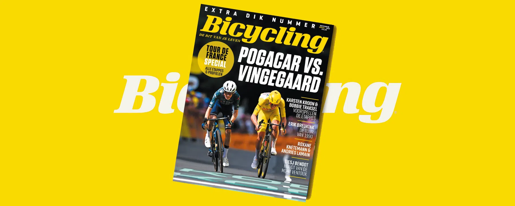 De Bicycling Tour de France Special 2025 ligt nu in de winkel