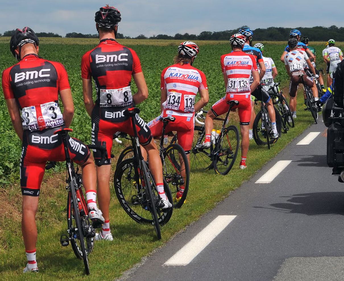 Hoe plassen renners tijdens de Tour de France?