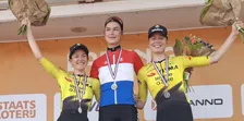 Thumbnail for article: "Clean sweep" voor Visma-vrouwen op NK Tijdrijden 2026; Daniek Hengeveld kampioen