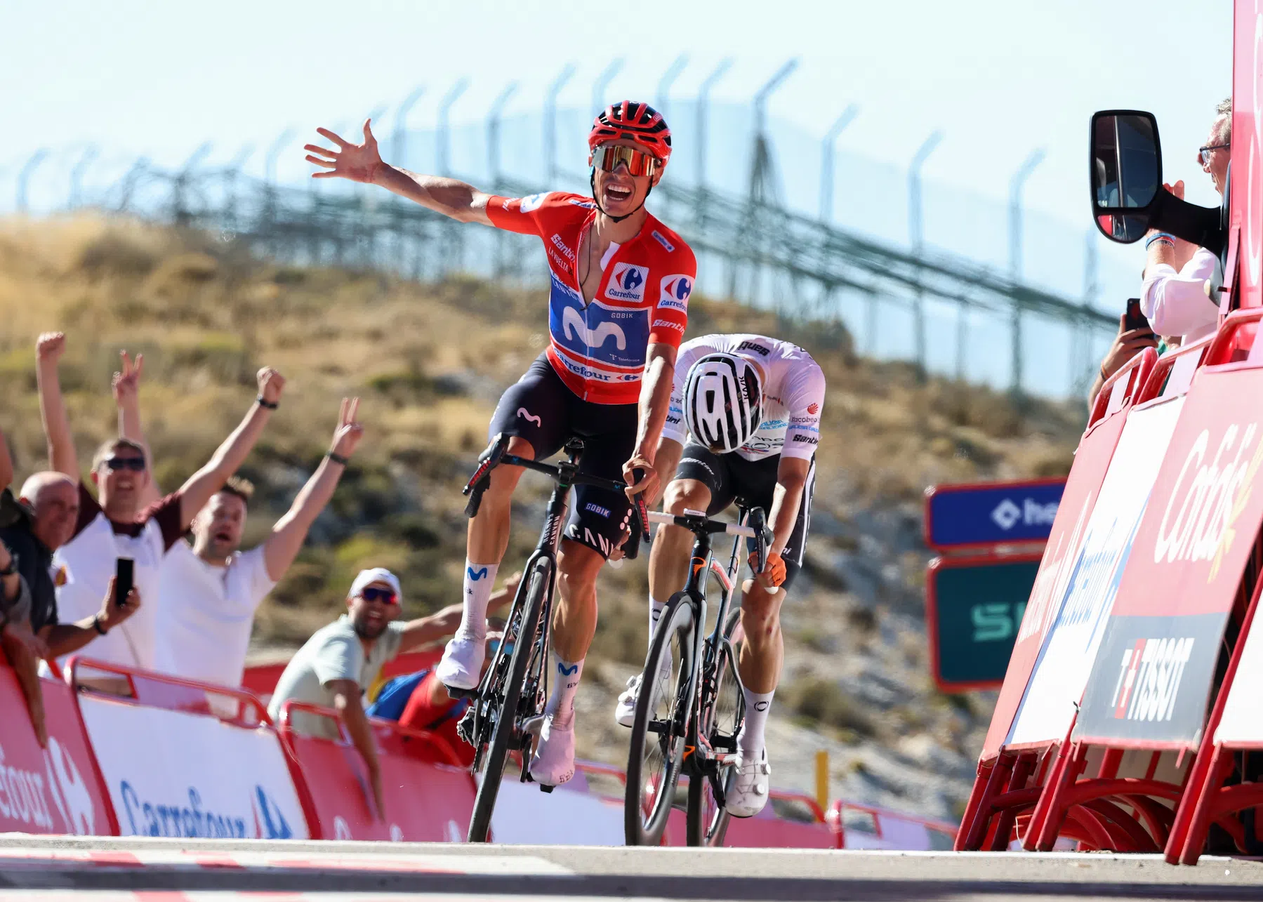 Domineren en vallen, nieuwe en oude gezichten die opstaan in de eerste Vuelta-week