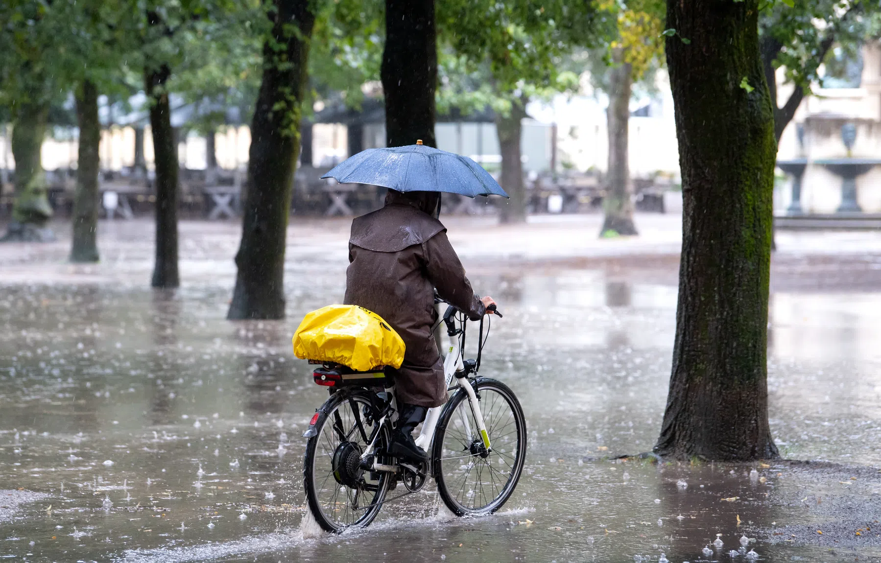 E-bike door diepe plas: dit doet water met je motor